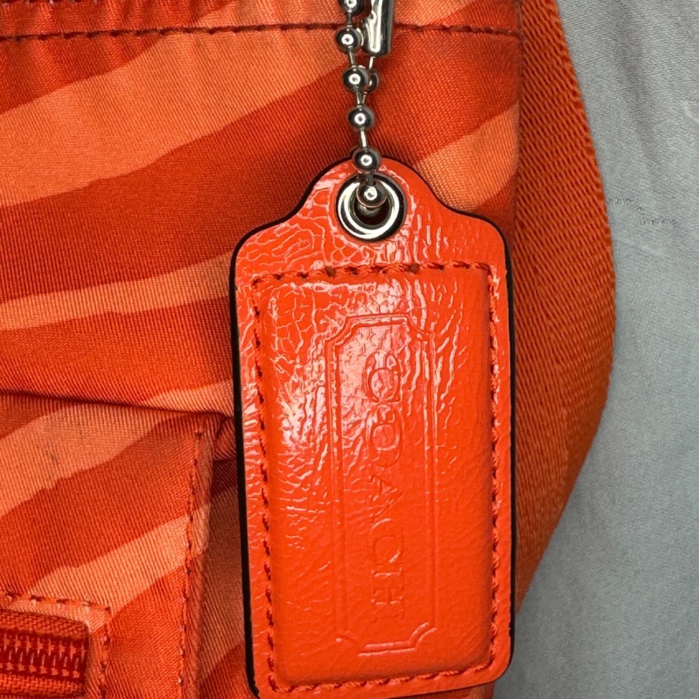 Coach Orange Crossbody Bag - Picture 3 of 9